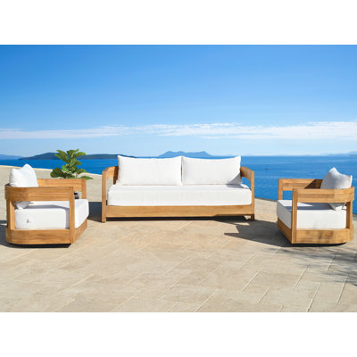 Everlee 5-Person Teak Patio Seating Group
