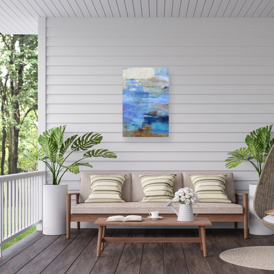 Suzanne Nicoll Blue Wave 2 Outdoor  Canvas