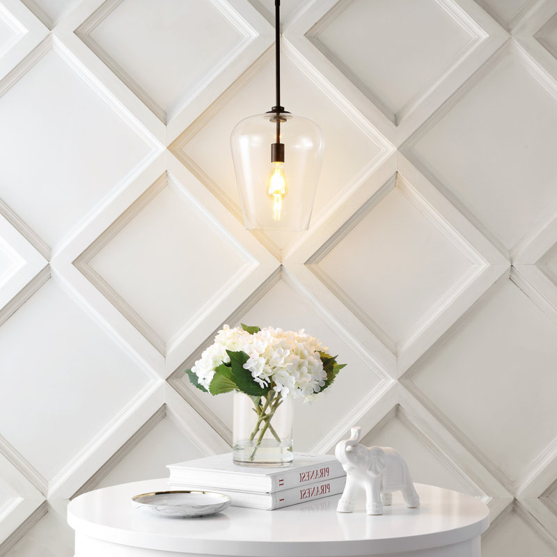 Luminaire suspendu simple à 1 lumière