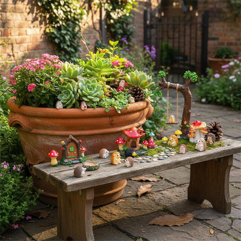 Animals Weather Resistant Resin Garden Statue