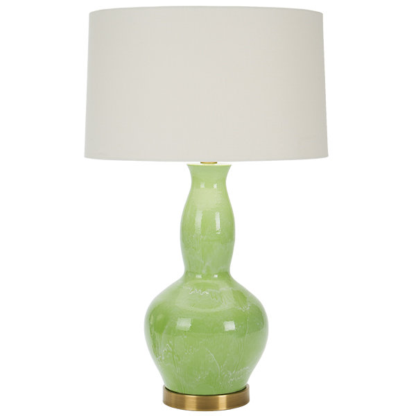 Natalie Table Lamp, Greenery Glaze
