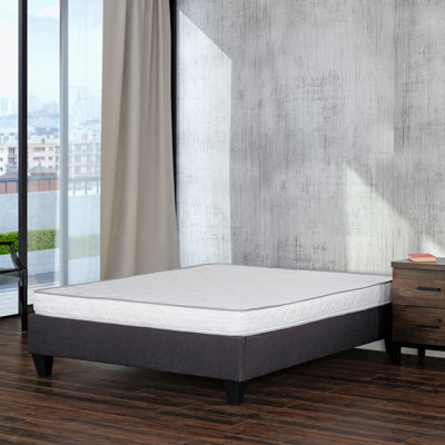 Matelas en mousse réversible 6 po dans une boîte, matelas matelassé à double face en mousse haute densité