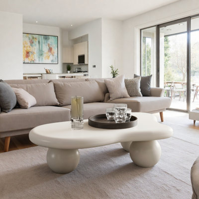 Table basse 40,12 pouces en forme de nuage