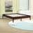 Bamboo Platform Bed with Metal Support and Underbed Storage-190232506-190232505