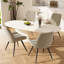 Modern Dining Chairs 54.8*46.9*83.2cm Tech Fabric Upholstery with Stylish Design Sofa-Level Cushioning Pet-Friendly Durable Scratch Resistant for Kitchen Dining Room or Home Office-8883309-979325