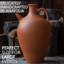 Grand pichet en argile non coulé 4,6 L avec bec Hakan, 155 oz-1567749642