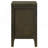 Clement Dark Cocoa 2-Drawer Nightstand Bedside Table