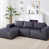 Polyester gris foncé est en rupture de stock