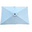 Parasol de patio de 9 pi x 6 pi pour l'extérieur, construction avec manivelle et inclinaison, nervures de protection solaire de 9 pi x 6 pi pour cour arrière, piscine à auvent inclinable imperméable-116842114