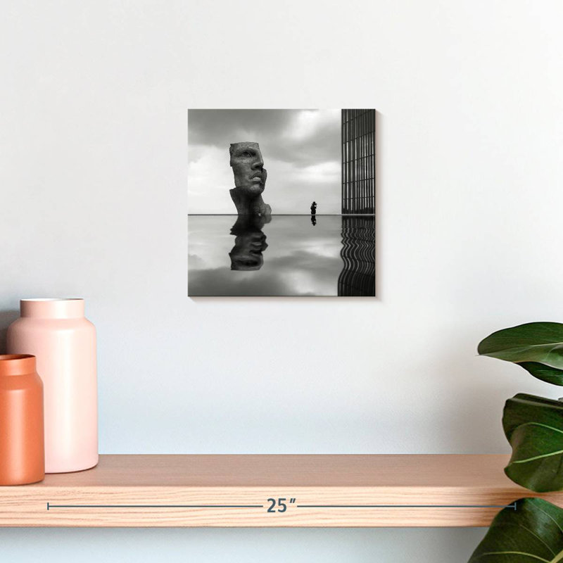 Leisha Face Reflection, 10" H x 10" W