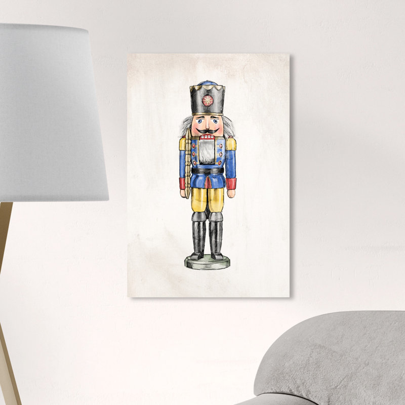« casse-noisette ii », peinture sur toile, H 24 po x l 16 po x P 1,5 po