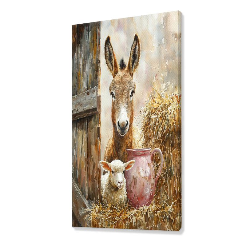 Dragomila - Animals Wall Art, H 60 po x l 28 po, Toile tendue, Ne s’applique pas