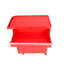 5 armoires à outils avec roulettes verrouillables, tiroirs coulissants, plateau amovible et tablette réglable - Rangement de garage rouge-1828410839