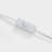 Brightech Nathaniel 20" Cement LED Table Lamp with Cream Cotton Drum Shade