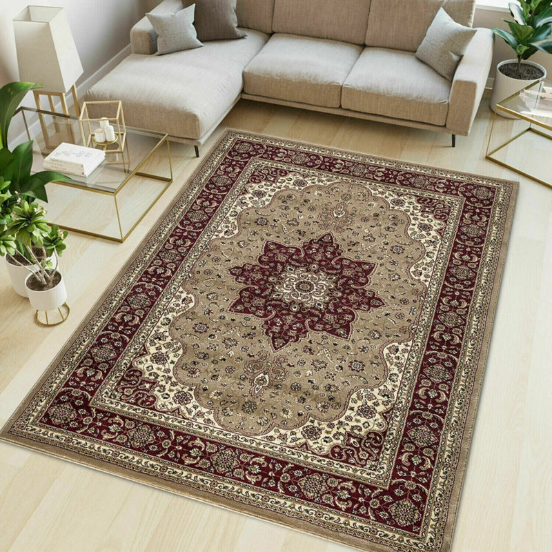 Non Slip Large Traditional Rugs Living Room Bedroom Carpet Hallway Runner Rug, Rectangle 200 x 290cm