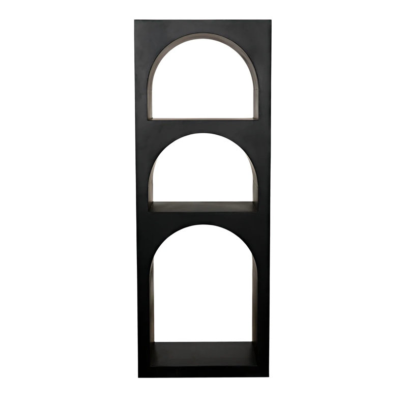 Aqueduct Geometric Bookcase, (2 Shelves) 59" H x 22" W x 14" D