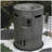 32000 BTU, CSA certified, 20-inch diameter circular outdoor gas fire pit, includes 2.5 kg volcanic stone and rain cover, magnesium oxide cultural stone surface treatment, more suitable for outdoor gardens-79003208