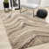 Fresno Modern Abstract Brown Area Rug