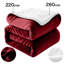 Reversible Sherpa Fleece Blanket - Ultra-Soft, Warm & Cozy All-Season Comfort -121295337-121295341