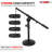 5 Core Desk Microphone Stand Round Base Adjustable Height Extendable Boom Arm MSSB