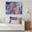 Gris et mauve, encre de marbre, impression sur toile murale moderne-67231686-67231680