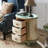Hand-Painted 3-Drawer Accent Chest