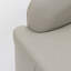 Fauteuil demi-tonneau pivotant en cuir véritable-791620149