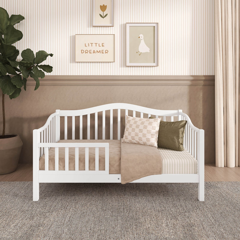 Dream On Me Toddler Solid Wood Standard Bed by Dream On Me, White