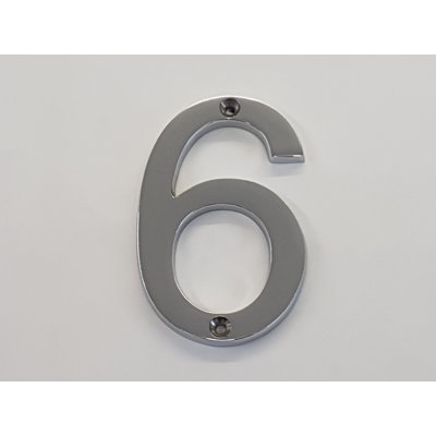 Makale 26.67cm H Reflective Metal House Number