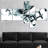 « fractal 3d cubes everywhere », impression à multiples images sur toile