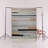 Gray-Beige Themed Stripe Line Patterned Modern Decorative Rug-575849072