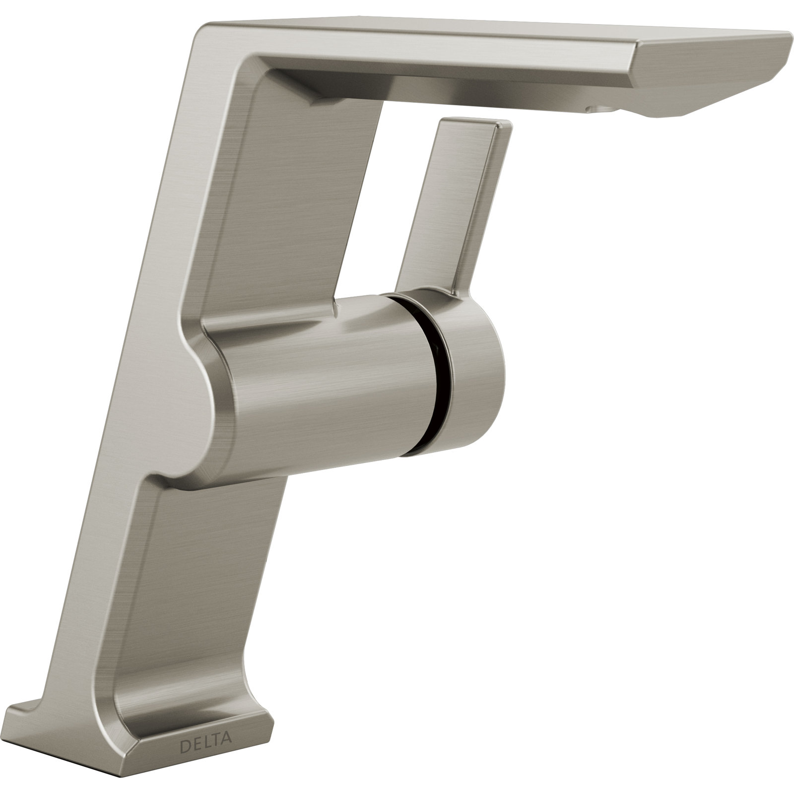 Pivotal Single Hole Bathroom Faucet with Drain Assembly and DIAMOND™ Seal Technology, Stainless