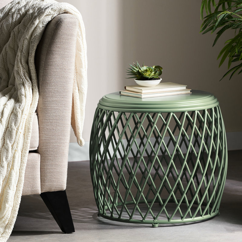 Table d'appoint Matte, Vert