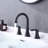 Widespread 2-handle Bathroom Faucet with Drain Assembly-80810852