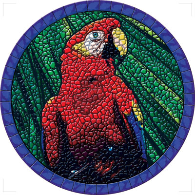 Kode Parrot Head 29" Decorative Pool Mat - Pool Art