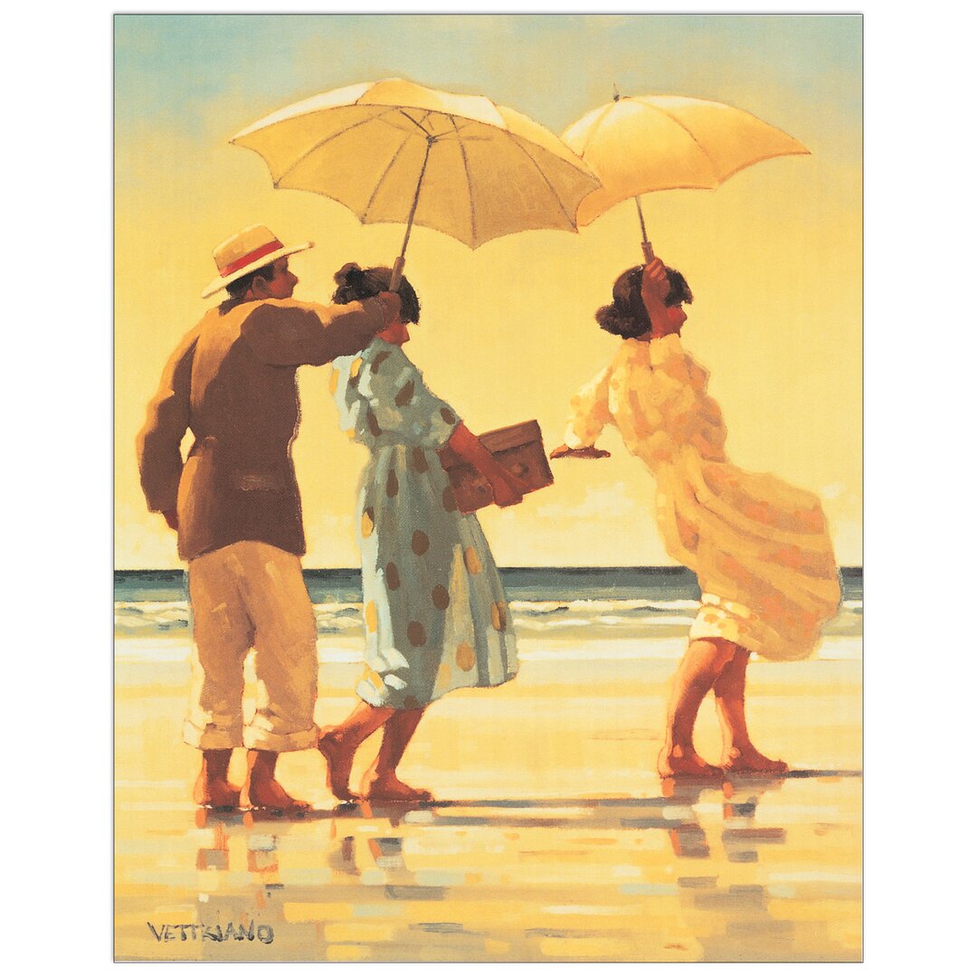 Poster „The Picnic Party" von Jack Vettriano, Kunstdruck