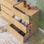 Commode 2 tiroirs empilable, 23,6 po-2050528458