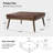 Anahli 36.25" W Genuine Leather Ottoman with Solid Wood Legs-1529716905