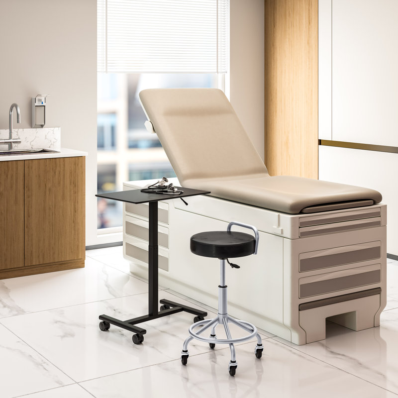Bureau mobile à hauteur ajustable pour ordinateur portable 25,6 po airLIFT®, Noir, noir, noir, noir