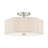 Copper Linen Blend Semi Flush Mount-186255093-186255094