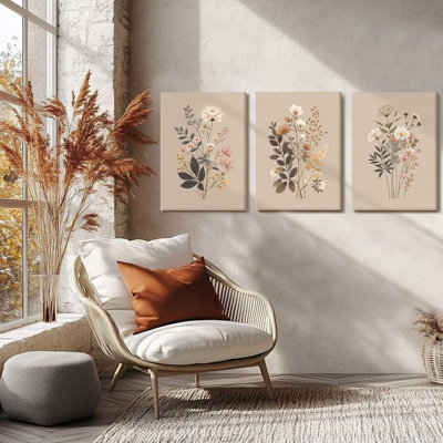 3 Piece Wrapped Canvas Print