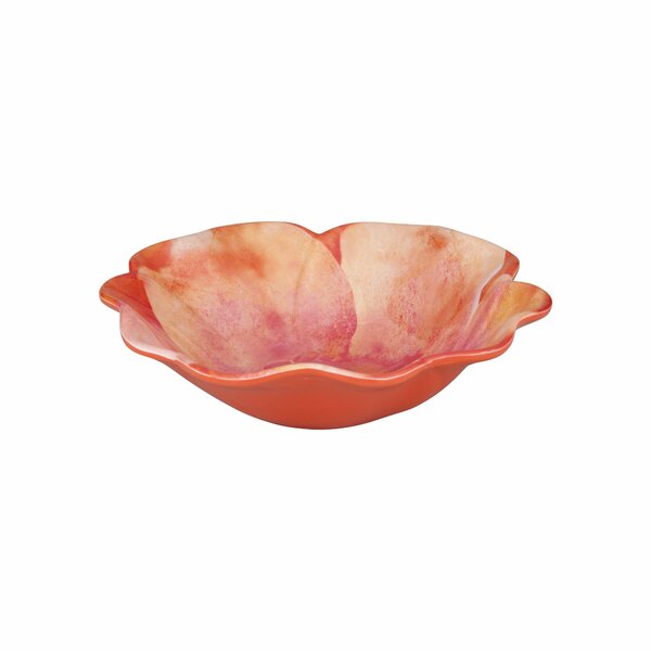 Bayou Breeze Smithton Tiger Lily Melamine Salad Bowl | Wayfair