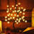 40LED Lighted Tabletop Artificial Flower Bonsai Tree Lamp