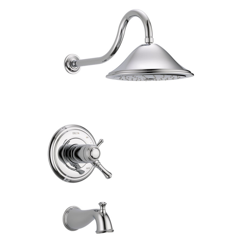 Cassidy™ Thermostatic Tub and Shower Faucet, Chrome