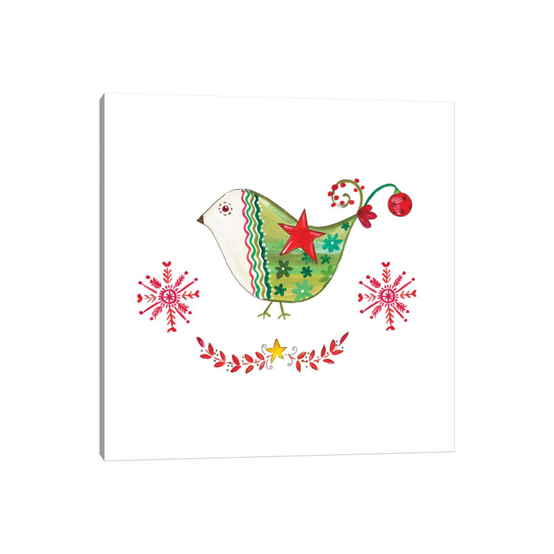 Christmas Dove I by Ani Del Sol - Wrapped Canvas Print, 45.72 cm H x 45.72 cm W x 1.91 cm D