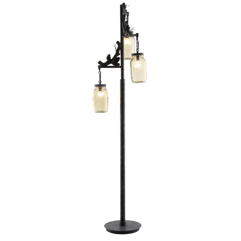Crestview 65.6'' Bronzed Tree Floor Lamp