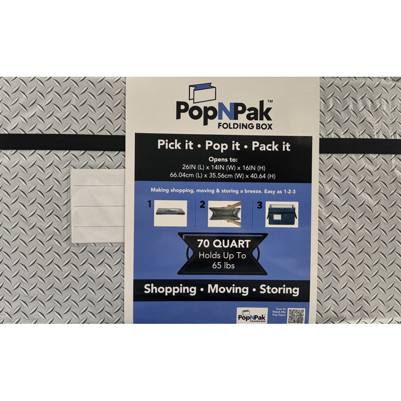 Boîte de rangement pliante Pop N 'Pak 