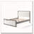 Boucle Fabric  Upholstered Bed