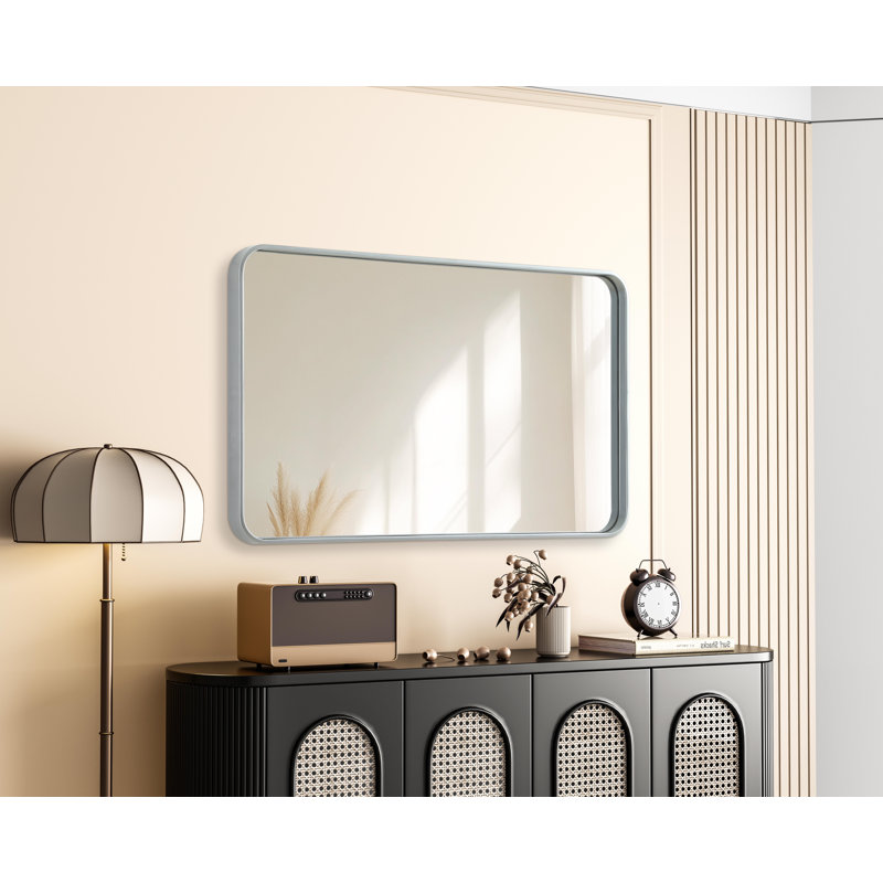 Miroir Erath, Argent argent, 40 po x 24 po