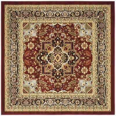 Amleto Klose Oriental Red/Black Area Rug